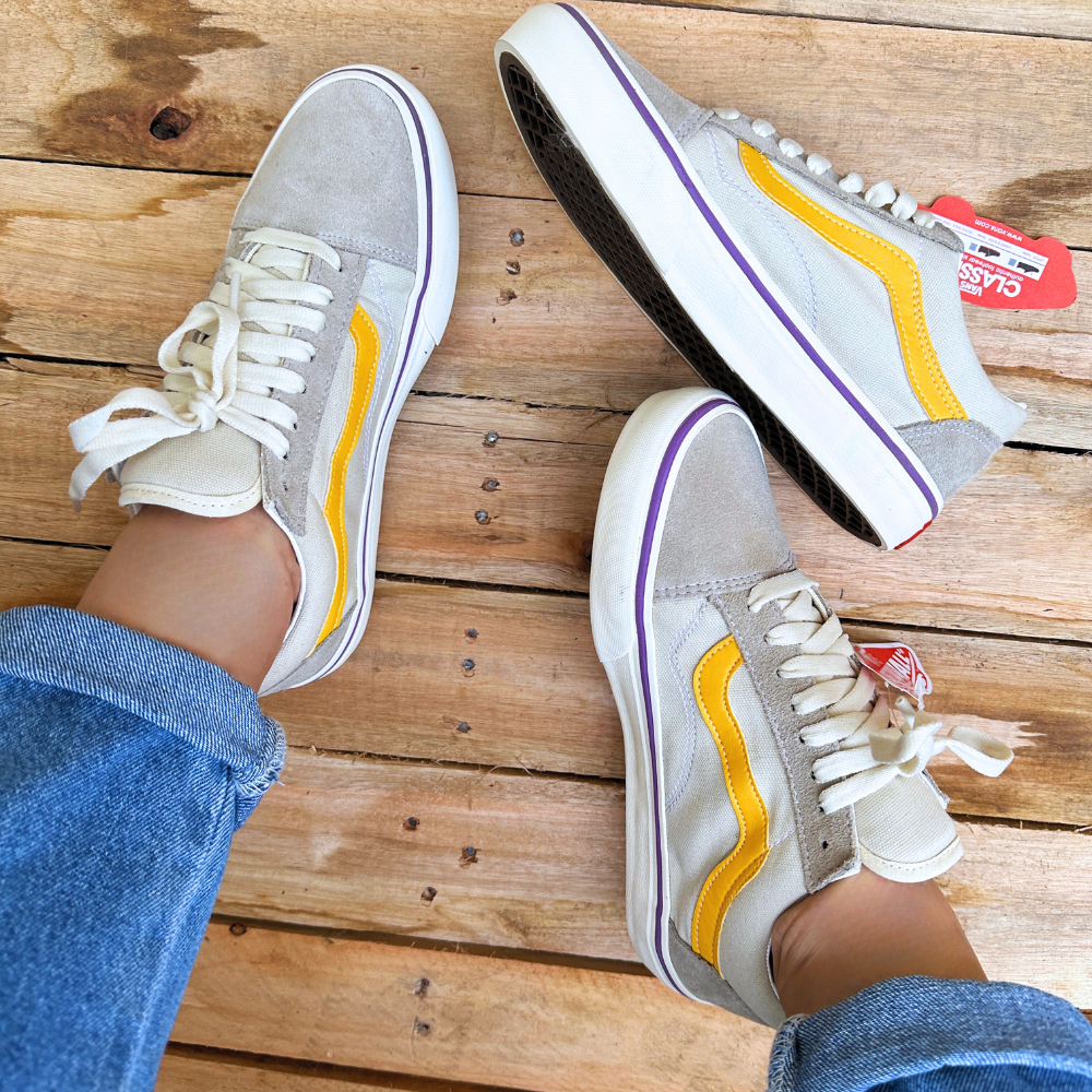 Tenis vans old top skool lilas