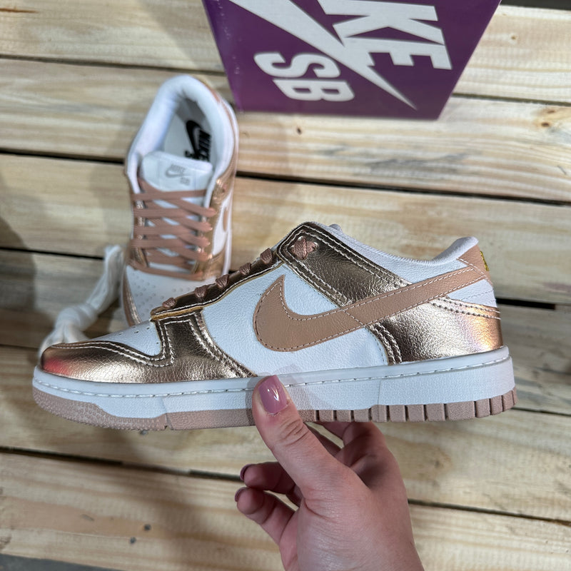 Tênis Dunk SB Rose Branco Premiun