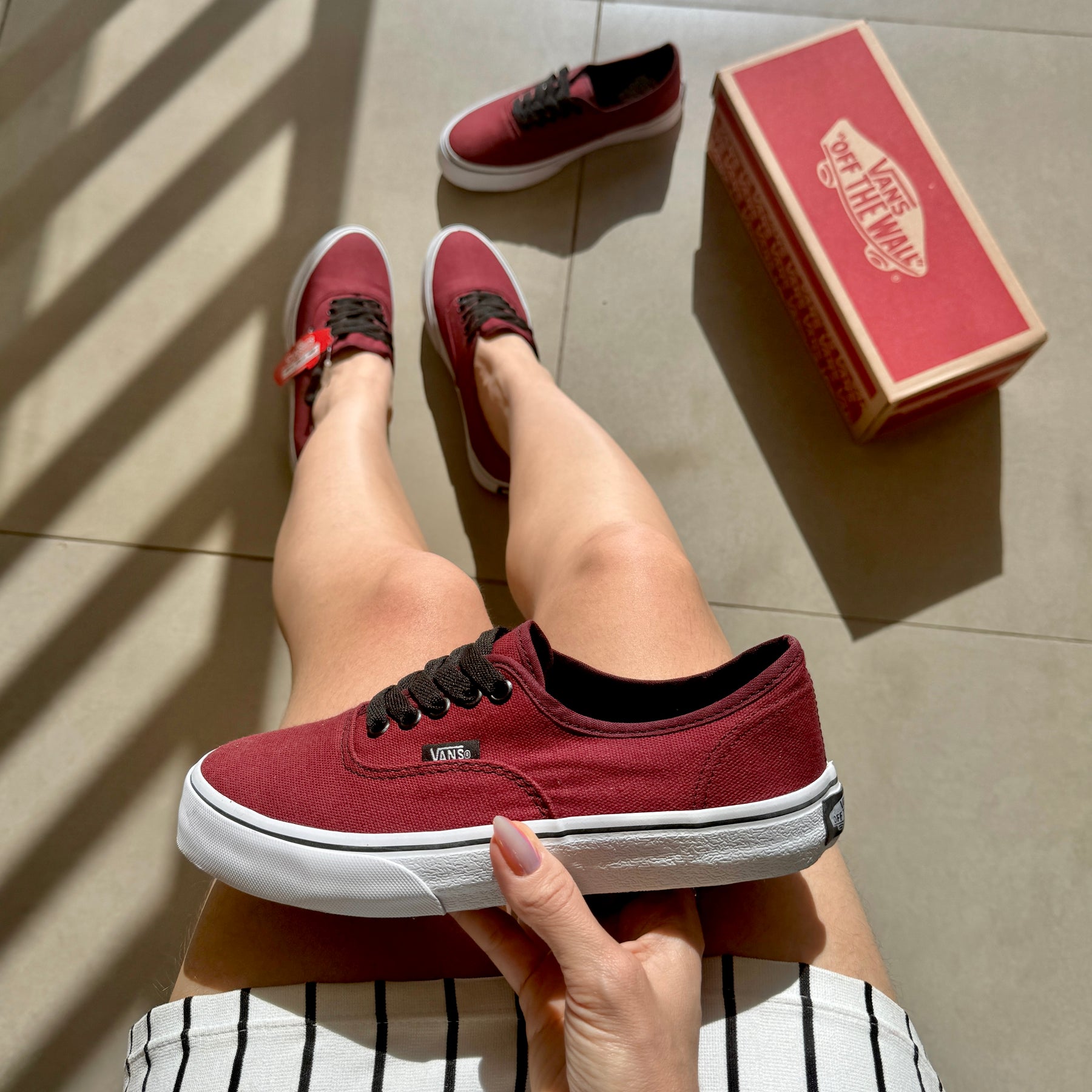 Tênis Authentic Bordo Premium