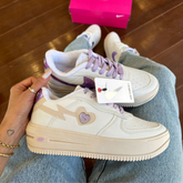 Tênis Nike Air Force Love Lilás Premium