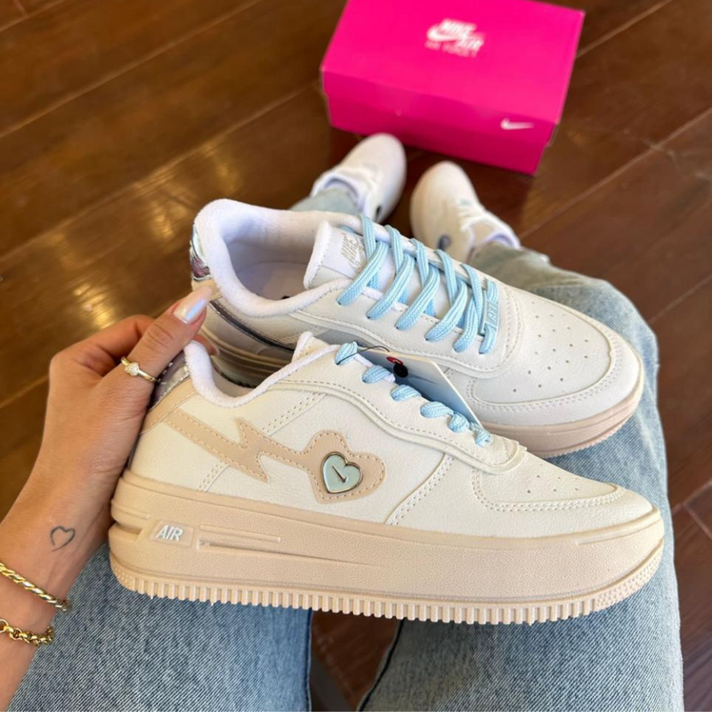 Nike Air Force Love Azul Feminino Premium