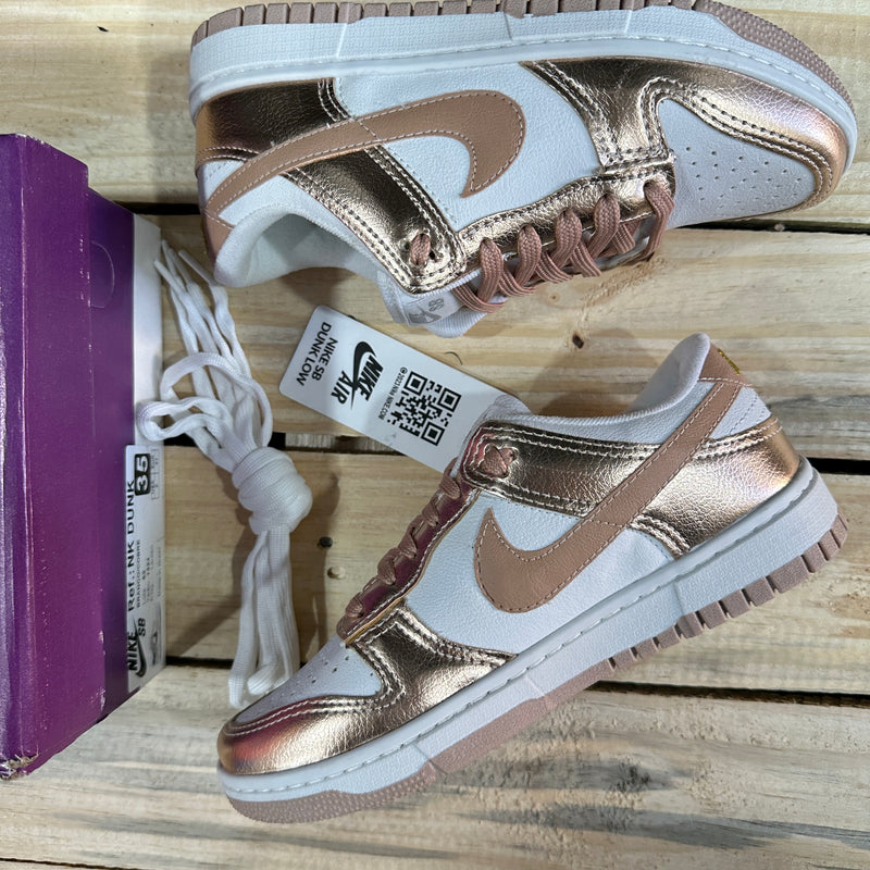 Tênis Dunk SB Rose Branco Premiun