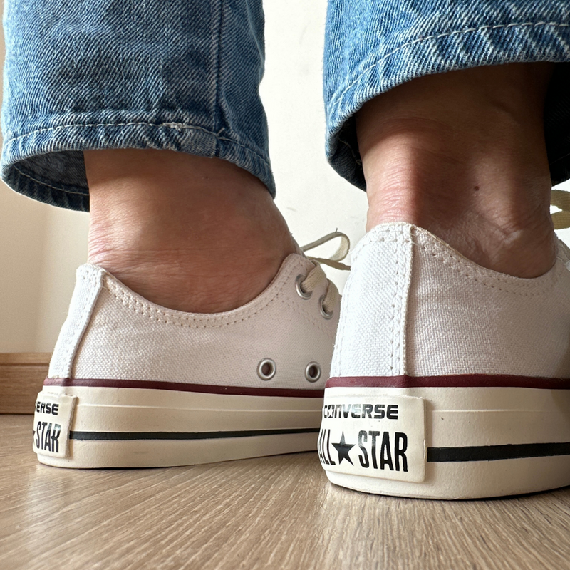 Tênis All Star Off White Vermelho Premium