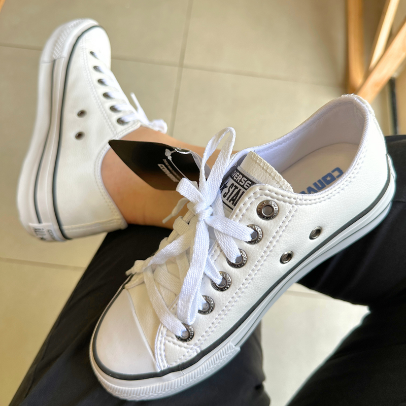 Tênis All Star Branco Plataforma Premium