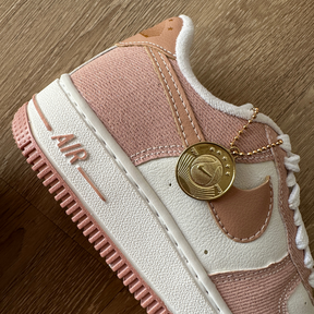 Tênis Nike Air Force Jeans Moeda Rosa