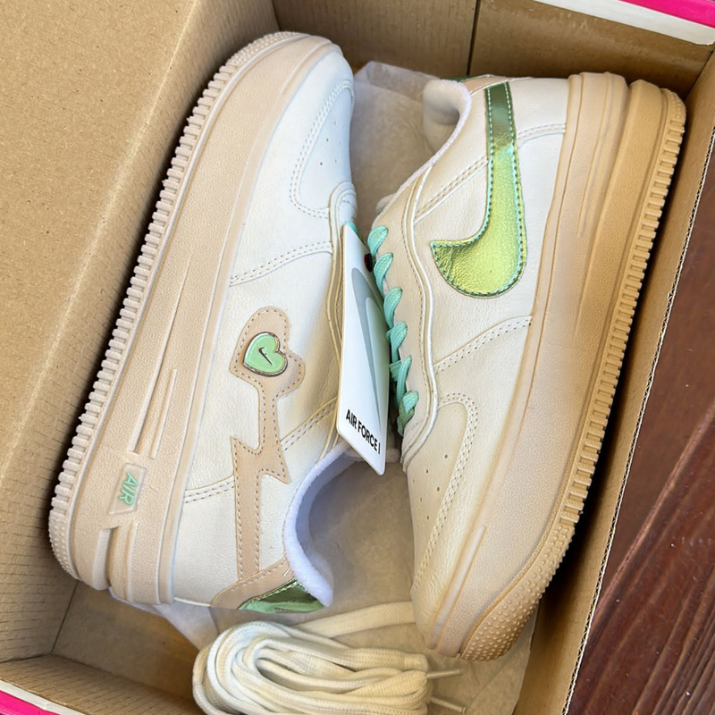 Nike Air Force Love Verde Feminino Premium 