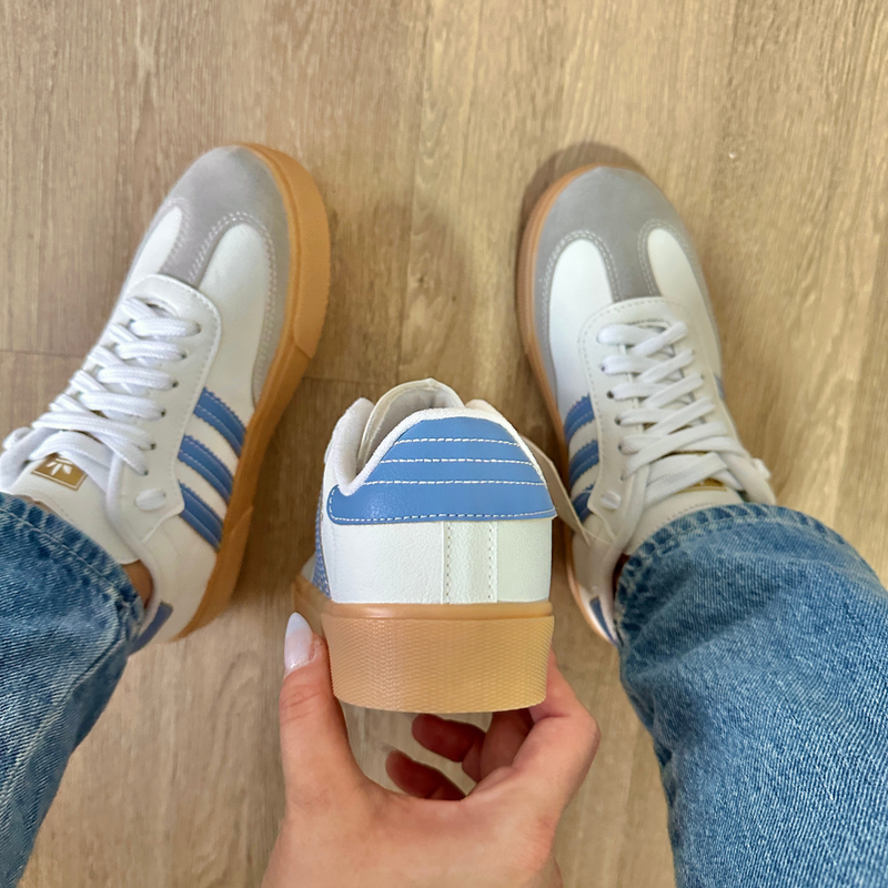 Tênis Adidas Samba Azul Premium 