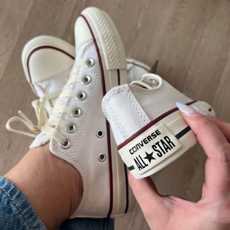 Tênis All Star Off White Vermelho Premium