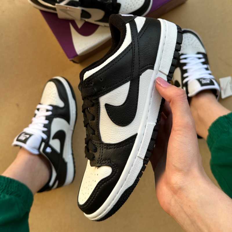 Tênis Nike Dunk Preto e Branco Feminino e Masculino Premium