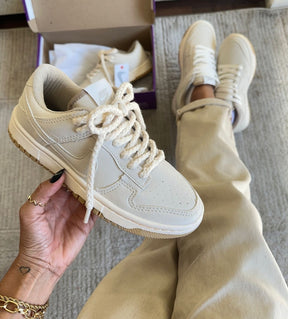 Tênis Nike Dunk SB Nude Bege Premium