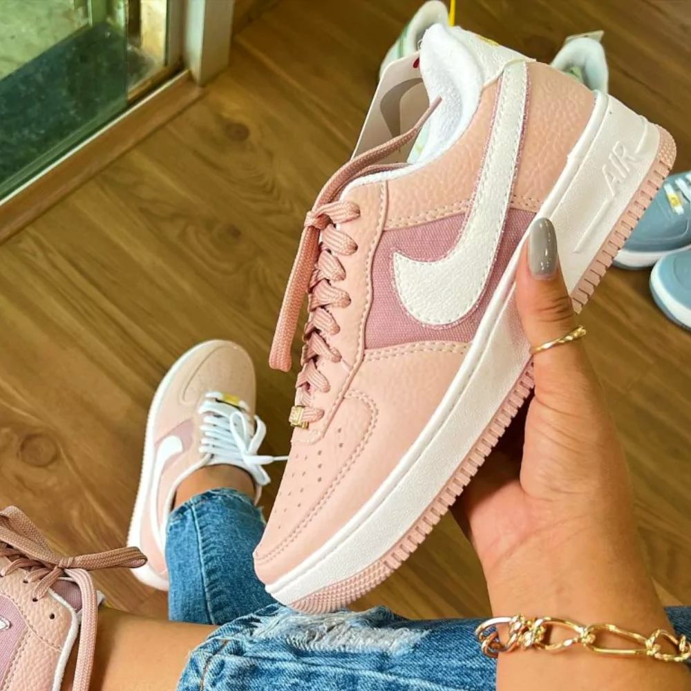 Tênis Nike Air Force Rosa Feminino Premium