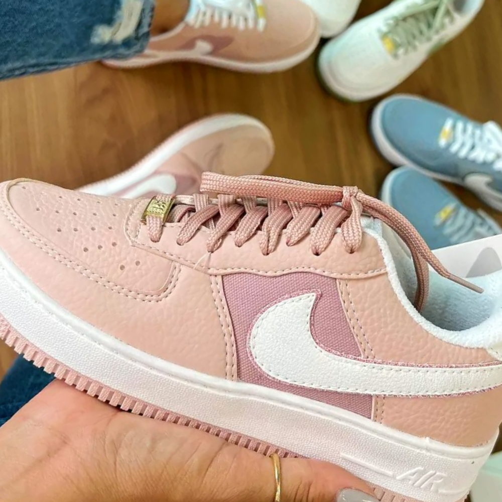 Nike air force 1 feminino rosa best sale