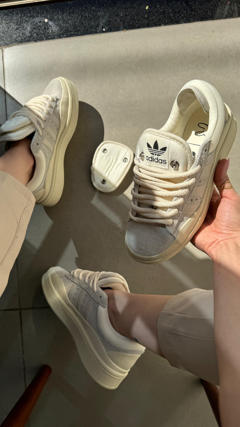 Tênis Adidas Bad Bunny Cloud White Couro Legítimo