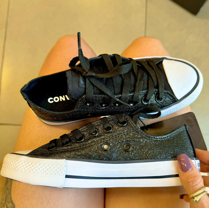 Tênis All Star Shine Black Premium