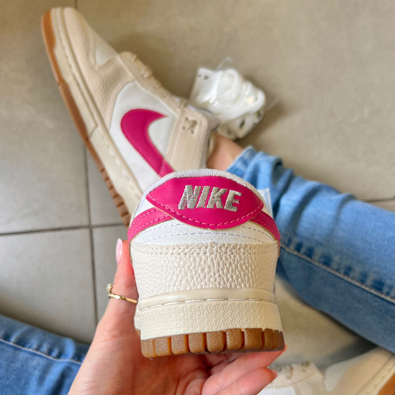 Tênis Nike Dunk Croco Pink Premium