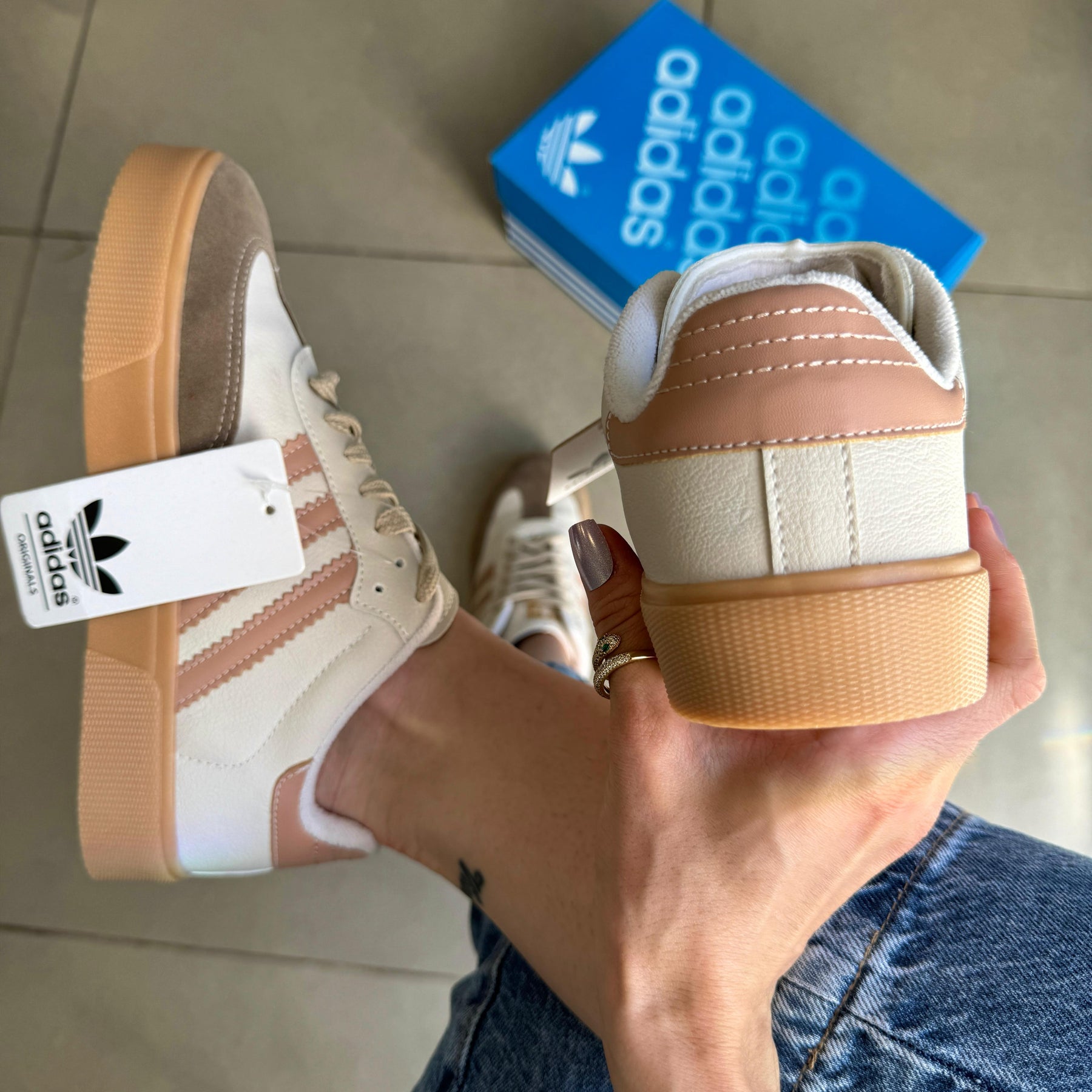 Tênis Adidas Samba Off Rosado Premium