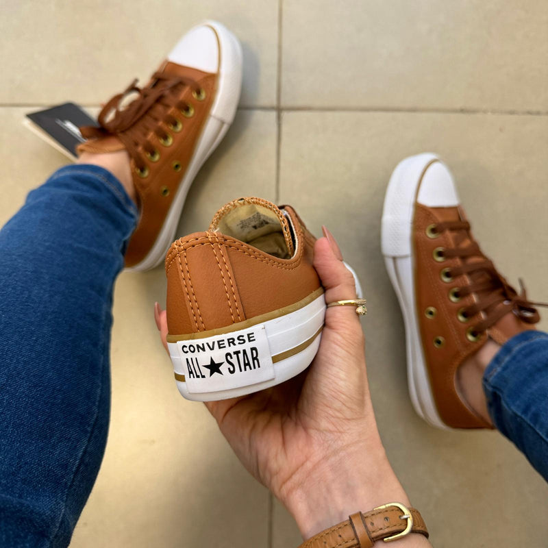 Tênis All Star Caramelo Courino Premium