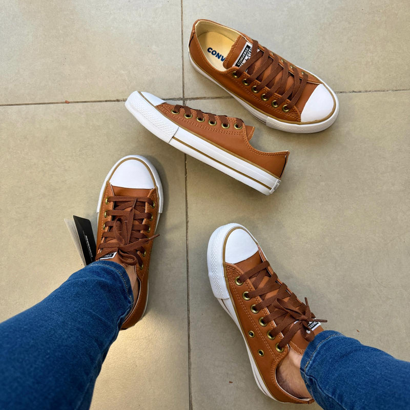 Tênis All Star Caramelo Courino Premium