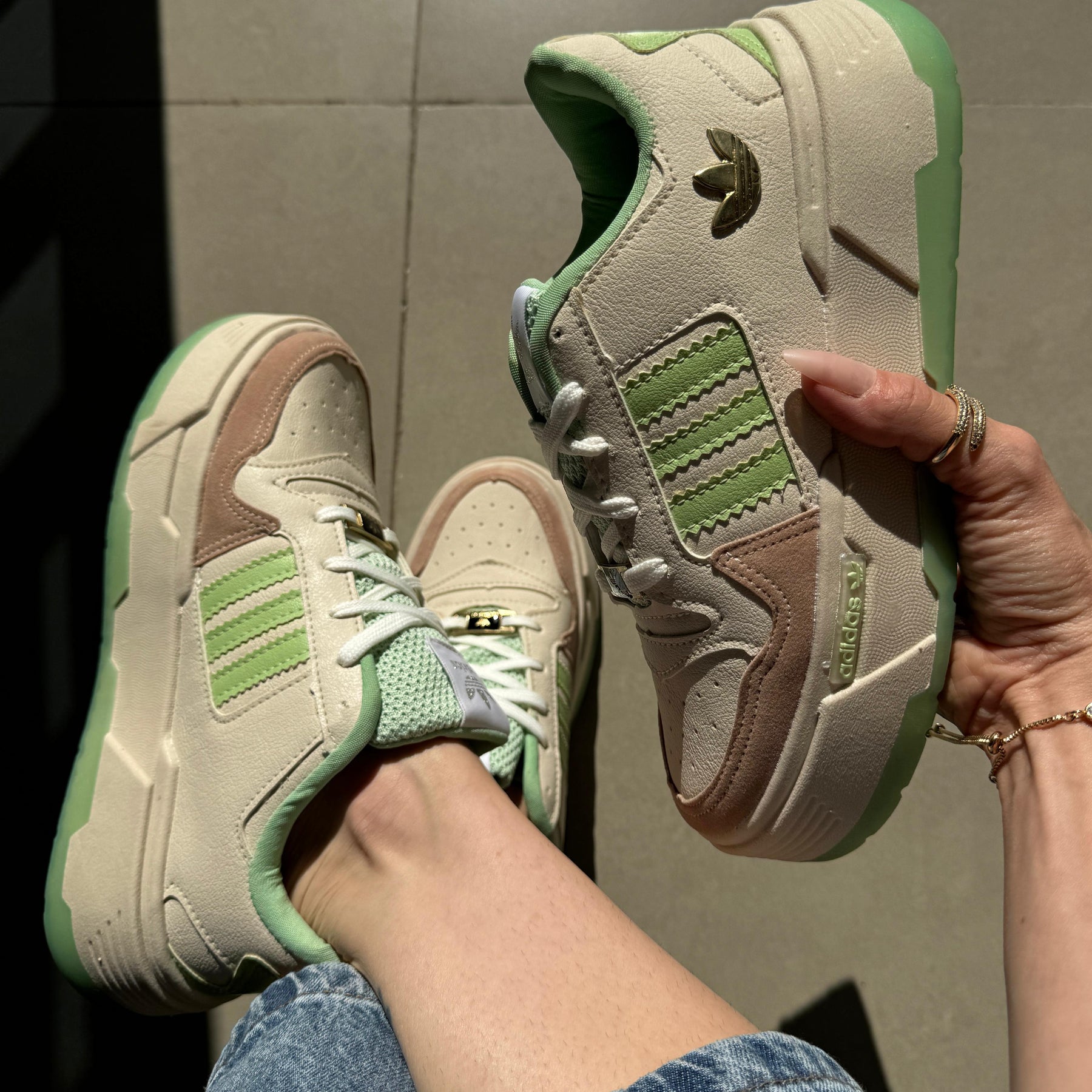 Tênis Adidas Plataforma Forum Menta Plataforma