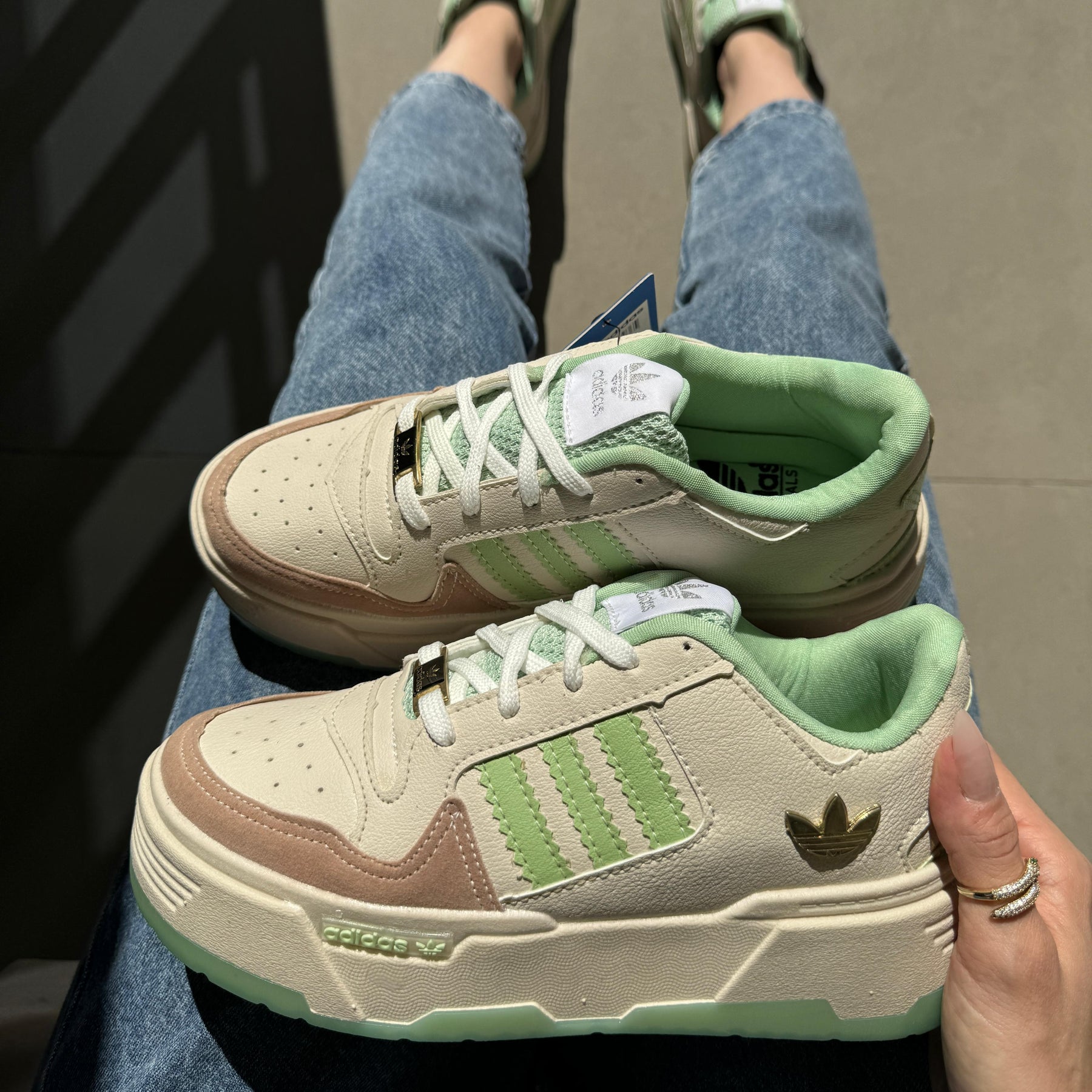 Tênis Adidas Plataforma Forum Menta Plataforma