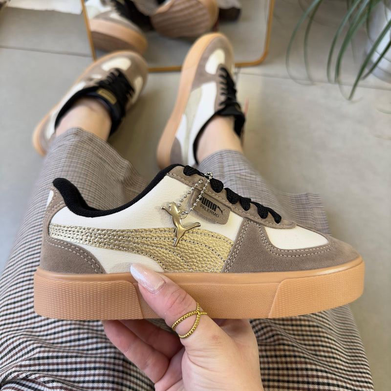 Tênis Puma Palermo Off White Premium