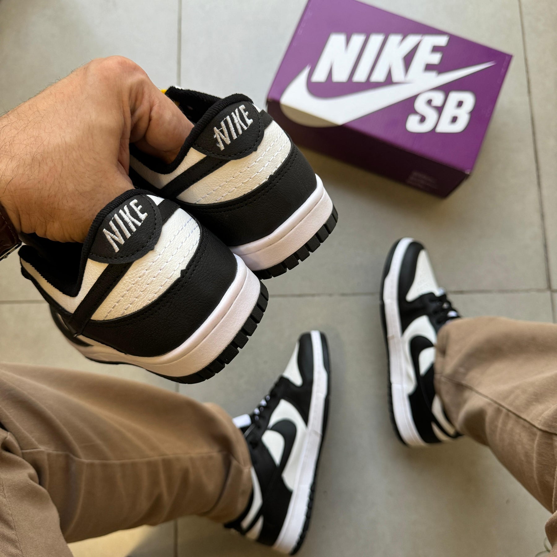 Tênis  Nike Dunk SB Panda Masculino Premium