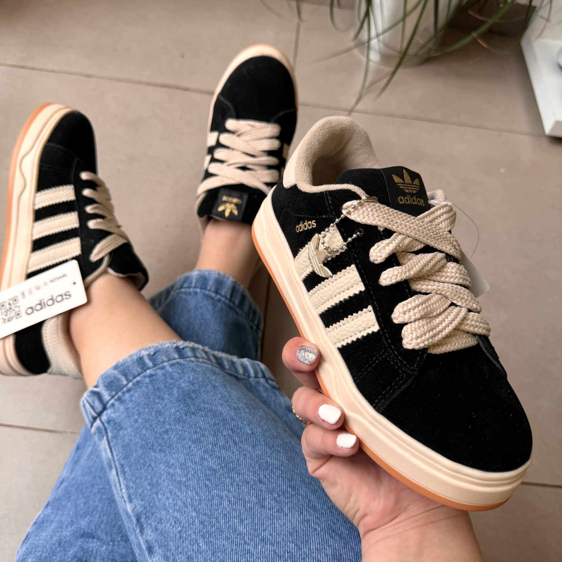 Tênis Adidas Campus Preto Premium