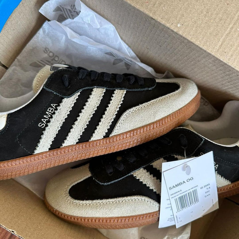 Tênis Adidas Samba OG Preto Couro Legítimo