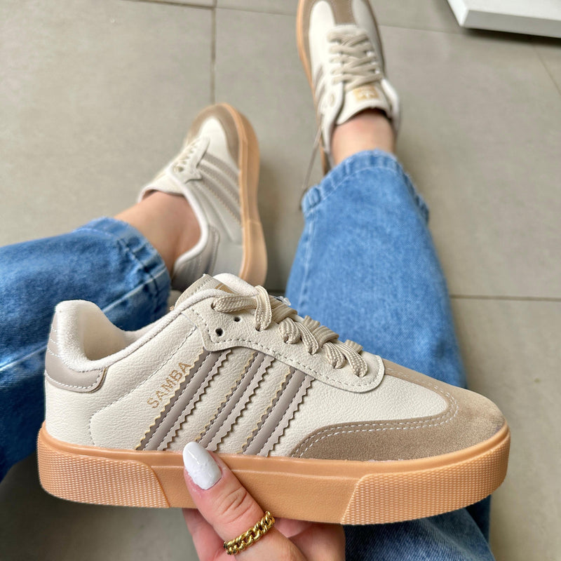 Tênis Adidas Samba Off Cinza Premium