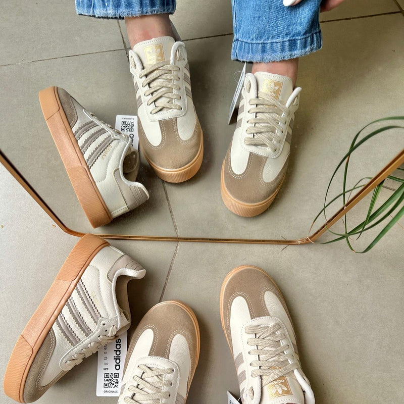 Tênis Adidas Samba Off Cinza Premium