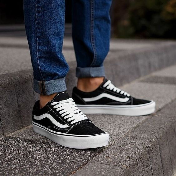 Tênis  Old Skool Preto e Branco Premium