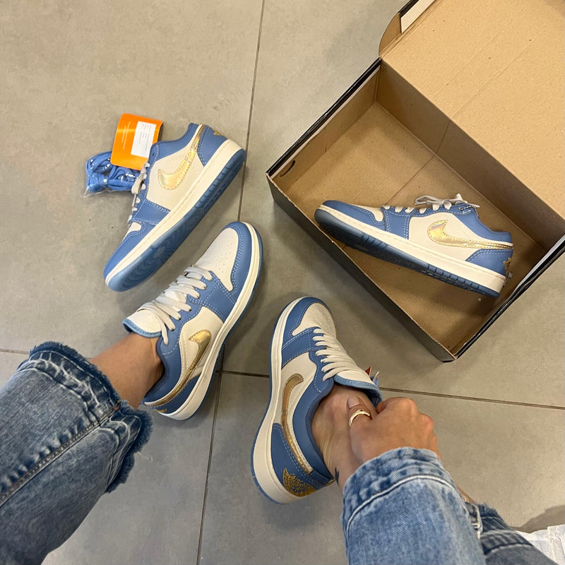 Tênis Nike Air Jordan Azul Premium