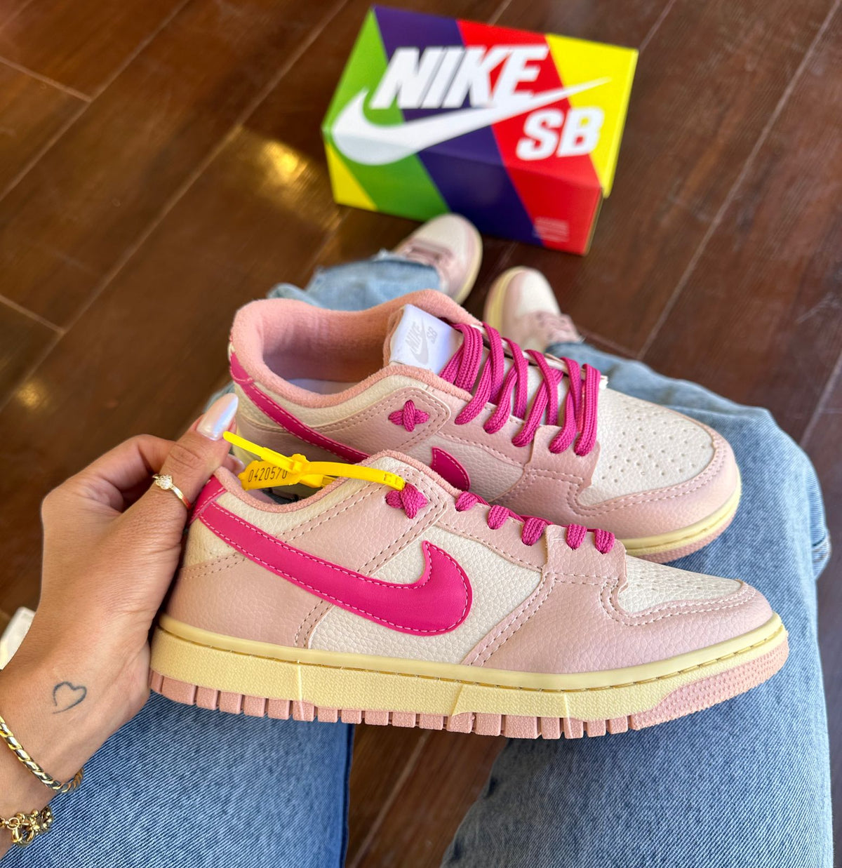 Tênis Nike Dunk SB Pink Feminino Premium